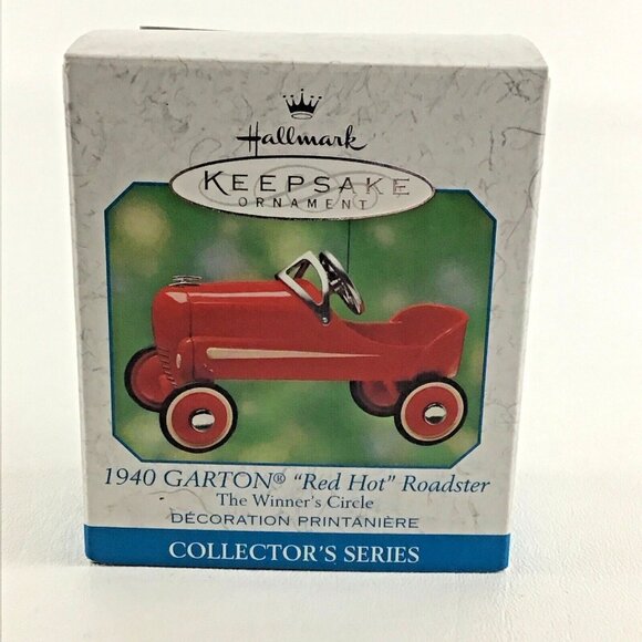 Hallmark Other - Hallmark Keepsake Christmas Ornament 1940 Garton Red Hot Roadster Vintage 2000